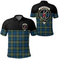 2023 NEW Style Clothing - Colquhoun Ancient Clan Tartan Crest Polo Shirt - Golf Shirt Special Versionsize：XS-6XLNew product，Can be customization