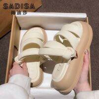 Chandisa French Thick-Soled Slippers 2023 New Two-Wear One-Strap Roman Sandals