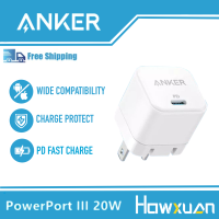 Anker powerbort III ที่ชาร์จลูกบาศก์20W สำหรับอุปกรณ์ iOS