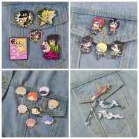 hot【DT】 4-5pcs/Set Anime Pins Enamel Pin JOJOs Bizarre Adventure on Jujutsu Kaisen Brooches Friend Wholesale