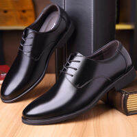 2021Men Dressing shoes Soft Genuine Leather High Quality Shoes for Business Black Brown