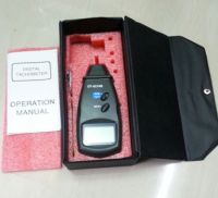 เครื่องวัดความเร็วรอบ เครื่องวัดรอบ เลเซอร์วัดความเร็วรอบ Digital Laser Photo Tachometer Non Contact Tach ยี่ห้อ OEM รุ่น DT-6234B