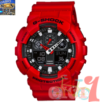 Casio นาฬิกาข้อมือ G-Shock รุ่น GA100B-4A (สีแดง)