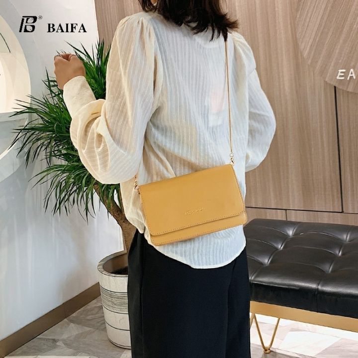 baifa-shop-กระเป๋าสะพายข้าง-กระเป๋าผู้หญิง-สายโซ่-b210