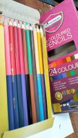 ดินสอสีไม้มาสเตอร์อาร์ต#สีไม้มาสเตอร์อาร์ต 24 สี 12 แท่ง 2หัว premium grade