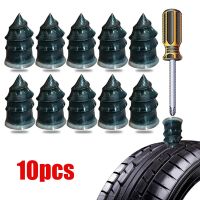 10pcs/Set Vacuum Tyre Repair Nail for Car Trucks Motorcycle Scooter Bike Tire Puncture Repair Tubeless Tires Repair Rubber Nails Tire Repair ToolsTire