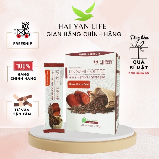 Cà phê sức khỏe lingzhi coffee giúp tỉnh táo, giảm căng thẳng, mệt mỏi - ảnh sản phẩm 1