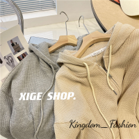 Kingdom_Fashion เสื้อฮู้ด เสื้อแขนยาวอบอุ่น หลวมและสบาย ทันสมัย ทันสมัย นุ่มนวล ชิค WJK2390PGV 38Z230918