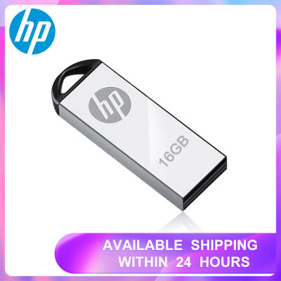 HP 16GB USB 2.0 แฟลชไดรฟ์โลหะ 16  กิกะไบต์ USB แฟลชไดรฟ์หน่วยความจำ v220w