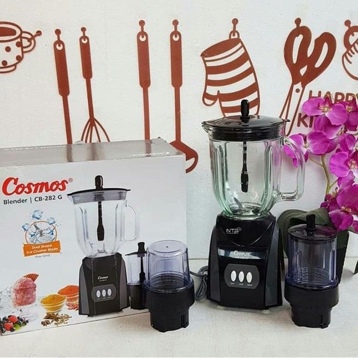 Blender Cosmos Kaca 3 IN 1 CB 282 G CB282G CB-282 G Kapasitas 2 Liter ...