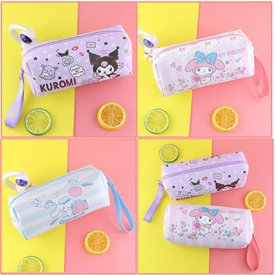 Sanrio Kuromi Cinnamoroll Cute cartoon single layer pencil case large capacity student stationery bag storage bag