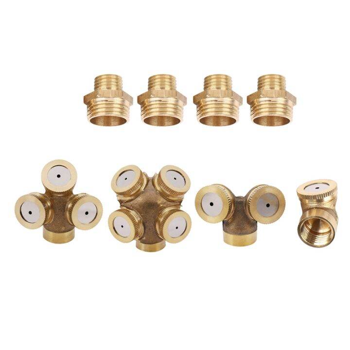 Adjustable Spray Misting Nozzle Garden Sprinklers Fitting Hose Water