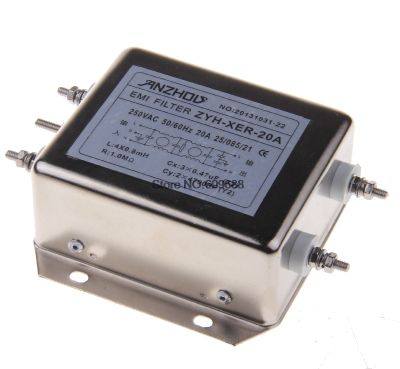 ⊙¤❅ ZYH-XER-20A 20A 30A ZYH-XER-30A 250V Single-Phase High-Performance EMI Power Filter for Servo Motor