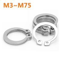 Circlips M3 M4 M75 Circlips For Shaft Type C Shaft Retaining Ring Circlip Card Outer Snap Ring 304 Stainless Steel Clamp Spring