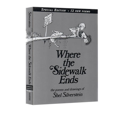 English original where the sidewalk ends hardcover special edition with 12 poems shell Silverstein childrens poetry picture book