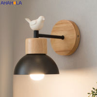 Modern Led Wall Sconce Lamp Nordic Black White Bird Lamp E27 Wall lamp Bedroom Reading Light Interior Wall Led Lights for Room