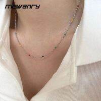 [Hot K] Mewanry สร้อยคอสร้อยข้อมือรุ้งถั่วสำหรับผู้หญิงสร้างสรรค์ INS แฟชั่นรูปแบบเรียบง่ายเก๋ไก๋ของขวัญวันเกิดขายส่ง