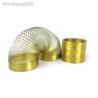 FINEWE OD68mm Height52 mm Gold Magic Metal Originals Walking Slinkys Toy Compression Spring