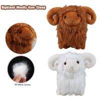 Highland Woolly Ram 98in Sheep Plush Toy Soft Stuffed Animal Hug Kids Gift Doll