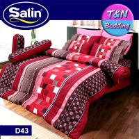 ?TeeBed? Satin ชุดผ้าปู 3.5 /5 / 6 ฟุต (ไม่รวมผ้านวม) ซาติน ลาย D34 D43 D54 D98 D118 D120  #Satin2018