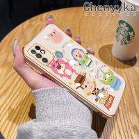 เคส Chenyyka สำหรับ Infinix เคส X682C 10 X682B ทำจากซิลิโคนนิ่มกันกระแทกแฟชั่นหรูหราการ์ตูนทอยสตอรี่ไม้เรืองแสงเคสโทรศัพท์คลุมทั้งหมดป้องกันเลนส์กล้อง