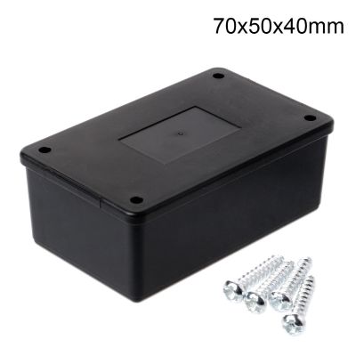 กล่องเชื่อมต่อกันฝุ่น Enclosure IP65เครื่องมือพลาสติกสำหรับเคสขนาดเล็กสีดำสำหรับ Shell พลาสติก Electronic Project Box
