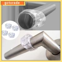 GOTORADE โปร่งใสโปร่งใส ที่กั้นประตู ป้องกันการชนกัน ซิลิโคนทำจากซิลิโคน บัฟเฟอร์มือจับประตู ของใหม่ แผ่นแผ่นรอง แผ่นกันกระแทก เฟอร์นิเจอร์ติดผนัง