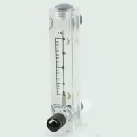 16 160LPH 1/2 quot; BSPT Male Thread PMMA Panel Type Liquid Float Flowmeter Water Flow Meter Rotameter With Control Valve