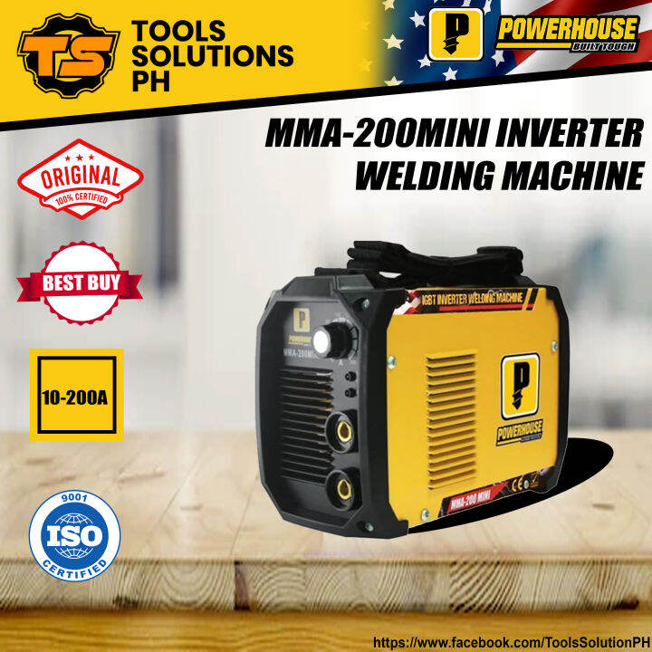 POWERHOUSE MMA200MINI INVERTER WELDING MACHINE Lazada PH