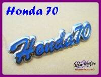 HONDA 70 WIND SHIELD EMBLEM "BLUE" #โลโก้บังลม Honda 70 สีฟ้า