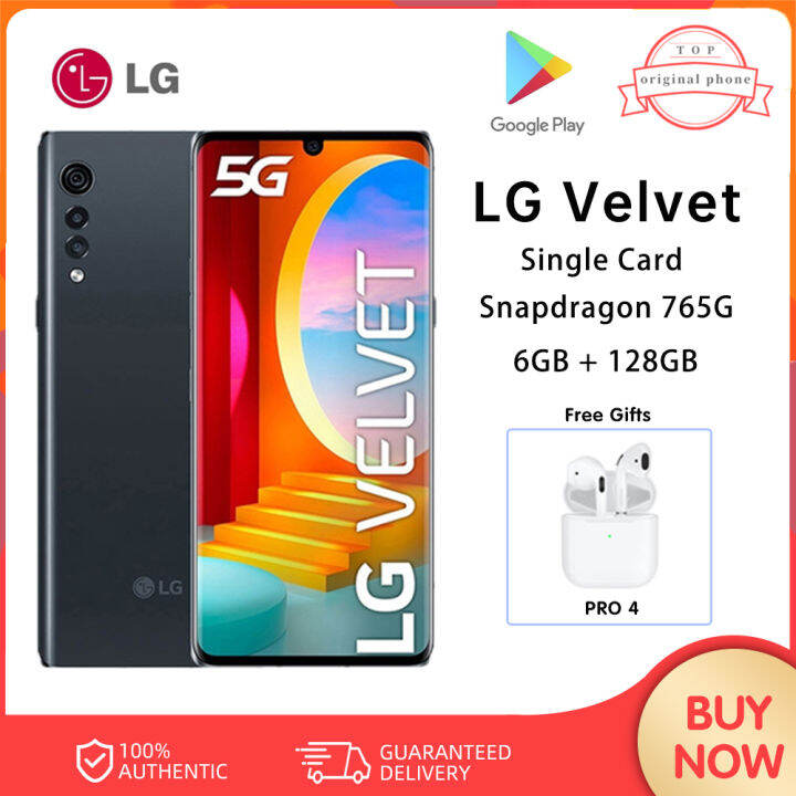 lg velvet 5g single screen