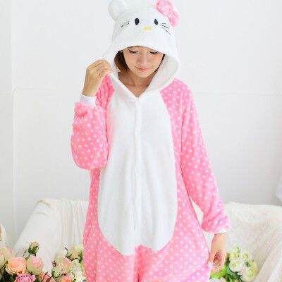 Hello Kitty Pajamas Women Kigurumi Animal Cosplay Costume | Lazada PH