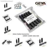 ☢▧ GEYA 5Pairs Solar DC Connector 30A 45A 1000V 1500V Male Female Solar Panel Wire Connector Plug Suitable Cable 2.5/4/6.0mm2