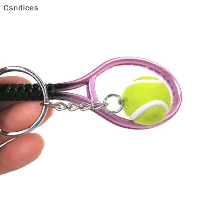 csndices-พวงกุญแจมินิเทนนิส-พวงกุญแจจี้รูปไม้เทนนิสค้นหาพวงกุญแจของขวัญสำหรับแฟนวัยรุ่น