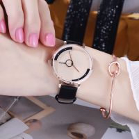 Kezi watch womens authentic Korean version trendy waterproof fashion belt personality creative concept large dial high-end