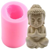 Buddha Design Silicone Candle Mold DIY Craft Soap Resin Molds  Fondant Cake Decorating Tools Chocolate Candy Polymer Clay Moulds Bread Cake  Cookie Ac