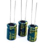 【cw】 20pcs/lot 680UF 680uf16V Low ESR/Impedance high frequency aluminum electrolytic capacitor size 8x12 16V 680uf 20 1