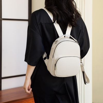 ❉♞ 2023 Fashion Backpacks Female Shoulder Pu Leather Large Capacity Mochila