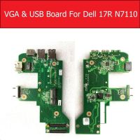 VGA &amp; USB ชาร์จสายเคเบิลสำหรับ DELL บอร์ดเฟล็กซ์ Inspiron 17R N7110แล็ปท็อป Chargring แจ็คบอร์ด Daoro 3PI6DI REV:D อะไหล่ทดแทน