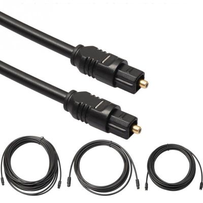 1Pc Digital Fiber Optical Optic Audio SPDIF MD DVD TosLink Cable Lead Cord 1m 1.5m 2m 3 m 5m 10m 15m 20m SPDIF MD DVD Gold 05