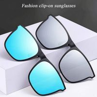 【CW】 Car Auto Polarized Sunglasses Clip Type Colorful Polarized Eyewear Anti Glare Glasses Driving Goggles Car Interior Accessories