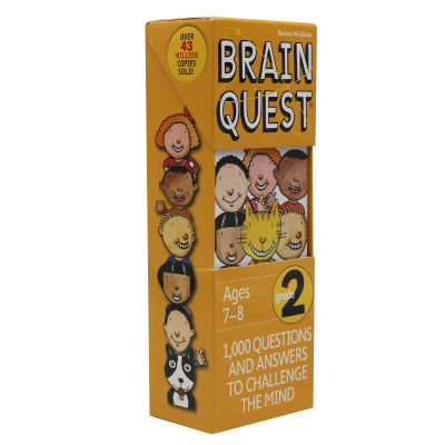 Brain Questเกรด2ภาษาอังกฤษต้นฉบับ1000คำถามและคำตอบที่จะท้าทายความคิดเด็กประถมอเมริกันฝึกหัดทั่วไปชั้นประถมศึกษาปีที่สองQ & Aการพัฒนาสติปัญญาบัตร