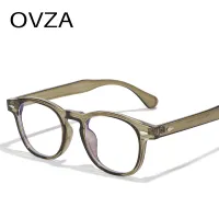 โปรโมชั่น Flash Sale : OVZA TR90 Optical Glasses Frame Women Anti Blue Ray Eyeglasses Men Computer Goggle Classic Style S2041