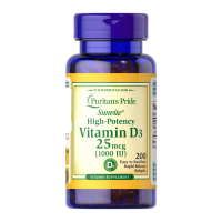 Puritans Pride Vitamin D3 - 1000 IU / 200 Softgels