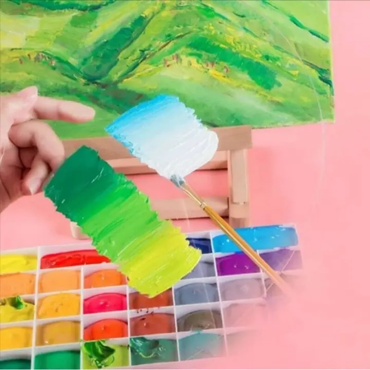 Acrylic Paint Palette For DIY Art Craft Drawing (S) Lazada