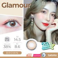 glamour brown  TATOTO Contact Lenses ของแท้100% มีอย.ไทย