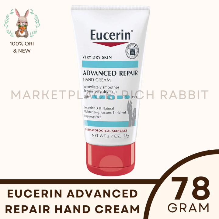 Eucerin Advanced Repair Hand Cream Ceramide Dry Skin Tangan Kering