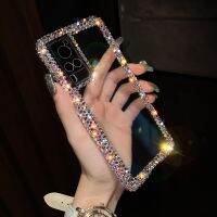 For Samsung S20 S21 S22 S23 Plus Ultra FE A 71 51 73 52 72 Note 20 Phone Case Luxury Glitter Diamond Silicon Transparent Cover