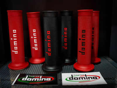 ปลอกแฮนด์ DOMINO รุ่น A010 แท้ อิตาลี ใส่ได้ทุกรุ่น ใส่ตุ้มปลายแฮนด์ได้ แท้100%