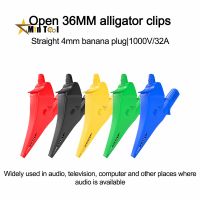Heavy Duty Alligator Clips Full Insulated Safe Crocodile Clips with 4mm Banana Jack Socket for Electrical Multimeter Tester Electrical Circuitry  Part